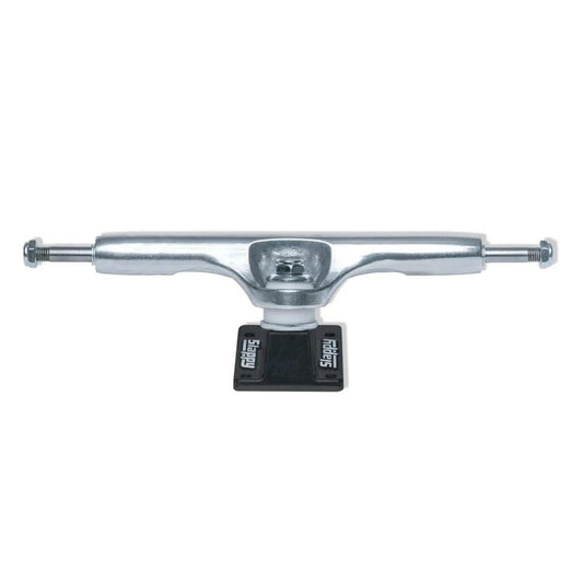 Slappy Skateboard Trucks ST1 Hollow Wide Boy Polished Black 11" Pair