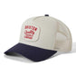 Brixton Hubal Netplus Trucker Cap Off White Midnight Blue