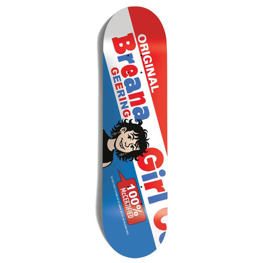Girl Geering Bubble Gum Skateboard Deck G069 8.25"