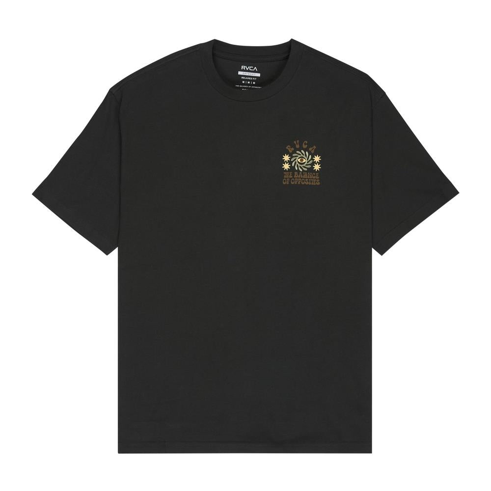 RVCA Iris Short Sleeve T-Shirt Pirate Black