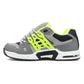 DC AT-2 Grey Black Lime Leather Skate Shoes