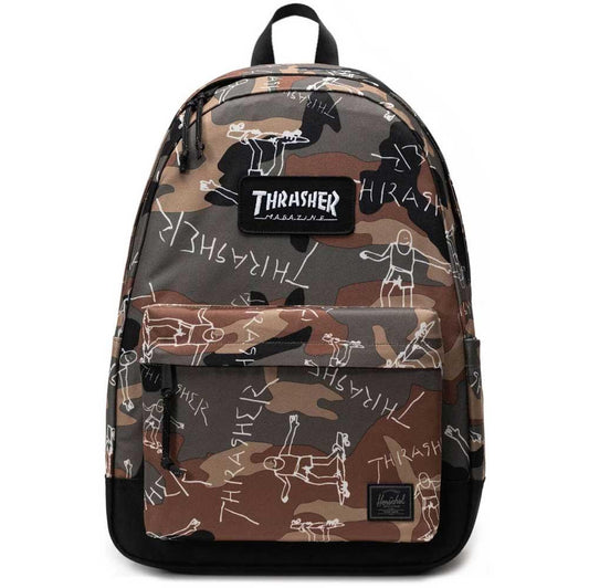 Herschel X Thrasher Magazine Gonz Classic XL Backpack Woodland Camo