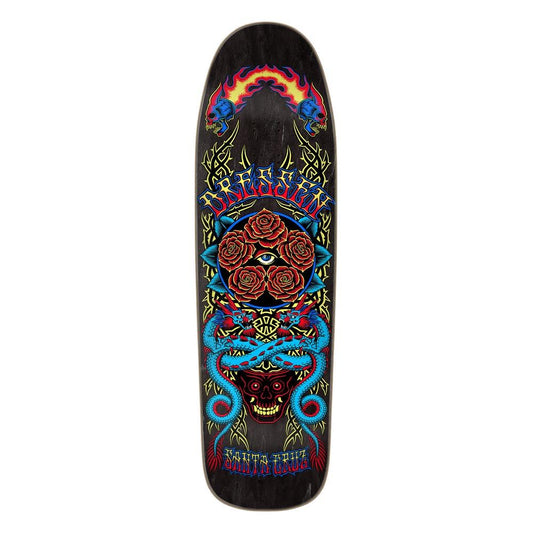 Santa Cruz Pro Dressen Rose Crew Five Pro Assorted Skateboard Deck 9.3"