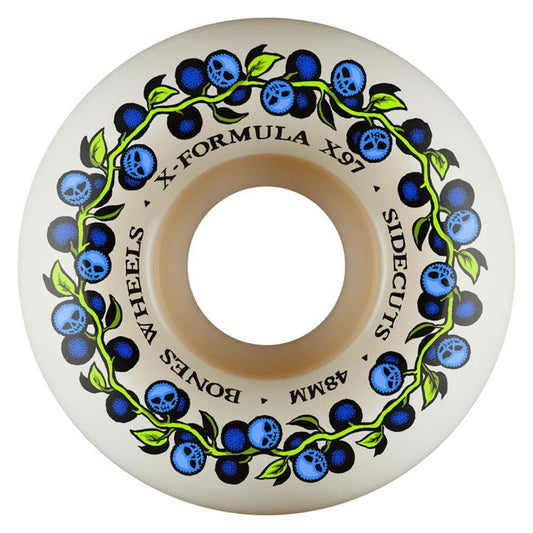 BONES Wheels X-Formula Skull Berries Skateboard Wheels 48mm V5 97A