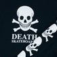 Death Skateboards Long Sleeve T Shirt OG Skull Black White Print
