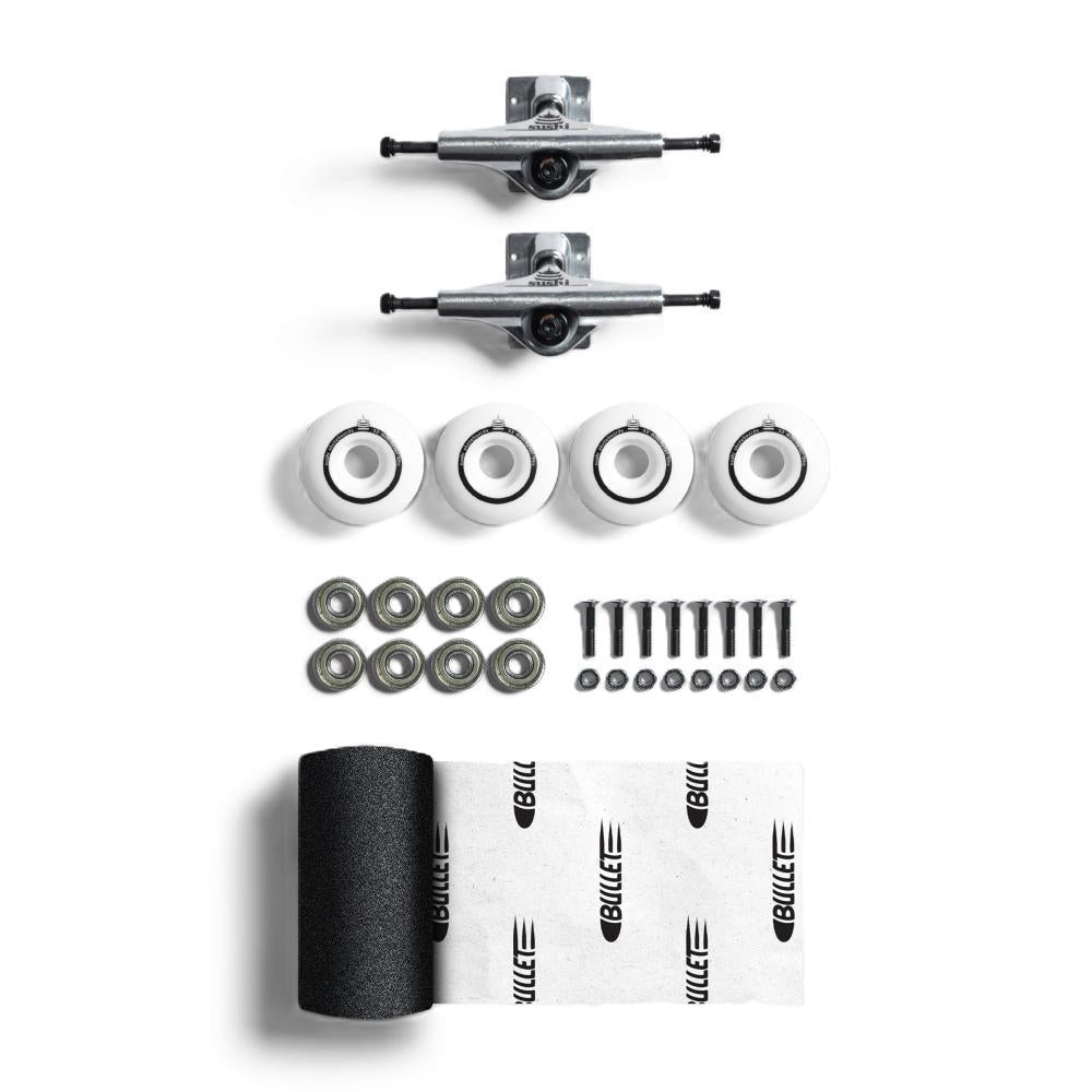 Sushi Truck Undercarriage Set 5.25 Silver Abec 3 53mm 8"