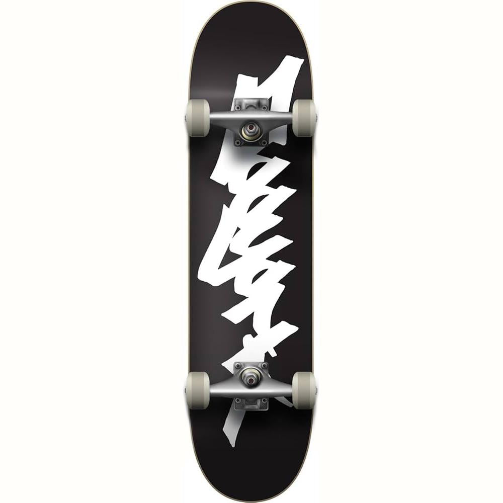 Zoo York OG 95 Tag Factory Complete Skateboard Black White 8"
