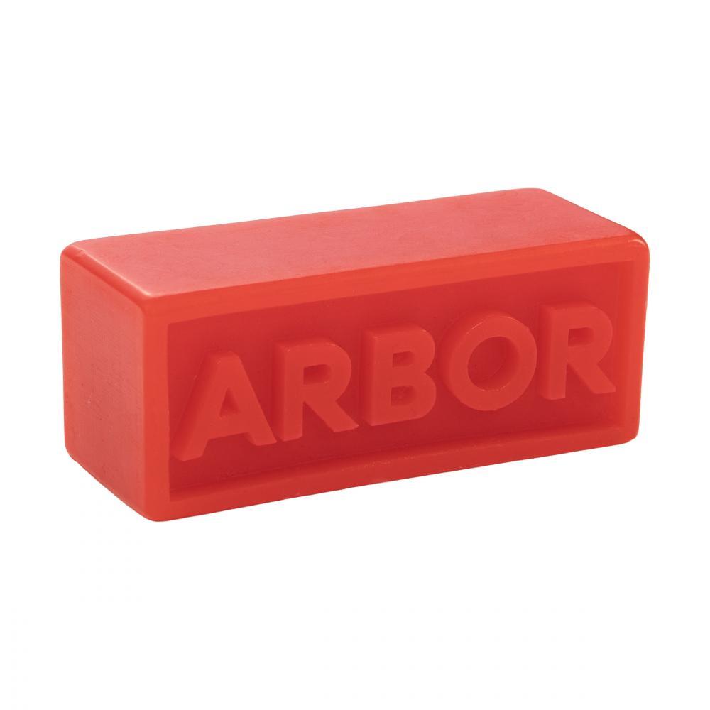 Arbor Accessories Skate Wax Red 100mm x 40mm