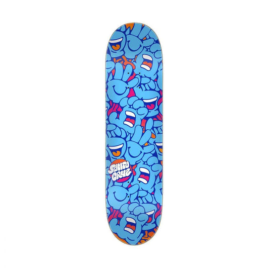 Santa Cruz Skateboard Deck Hand Pile FB Blue 7.75"