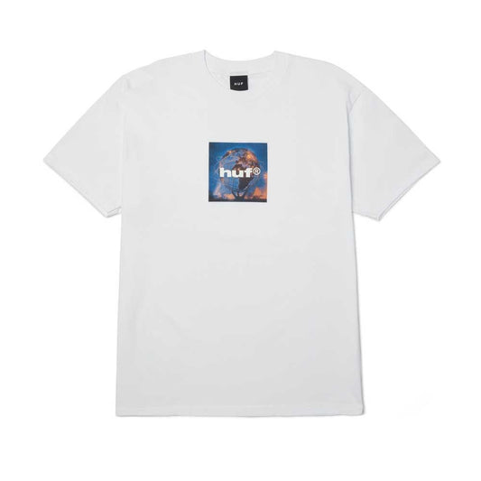 Huf Unisphere Short Sleeve T-Shirt White