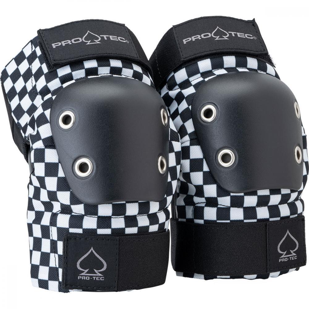 Pro-Tec Street Gear Junior 3 Pack Open Back Knee Elbow Wrist Pads Checker