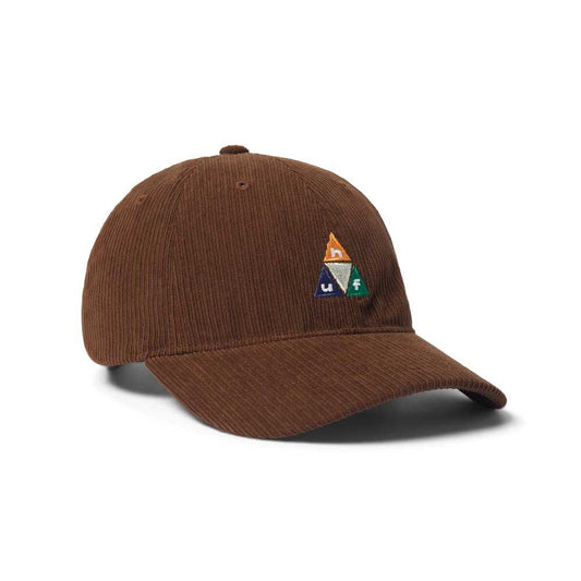 Huf Prism TT Cord 6 Panel CV Hat Dark Brown