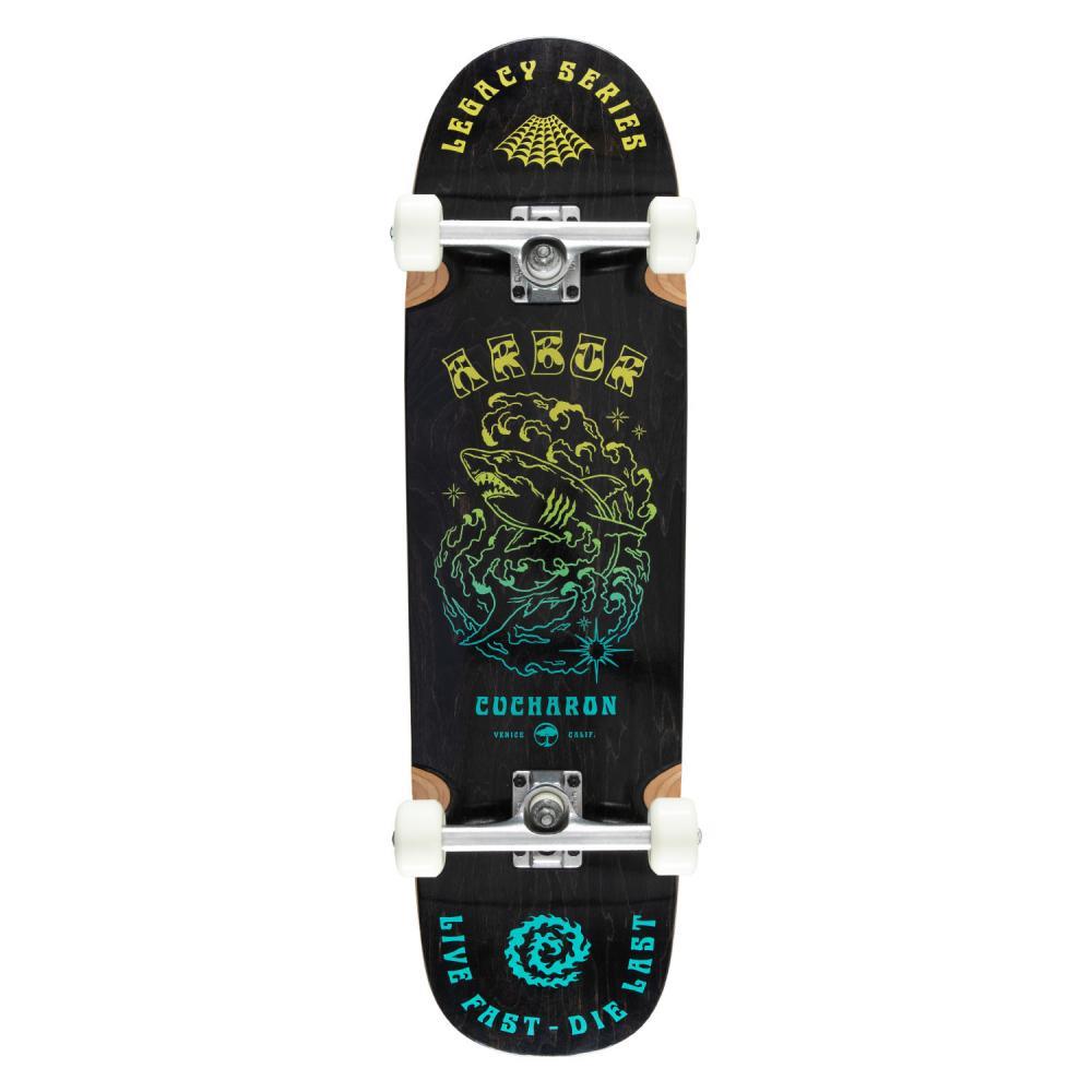 Arbor Street Complete Skateboard Legacy Cucharon Spellbound Multi 8.75"