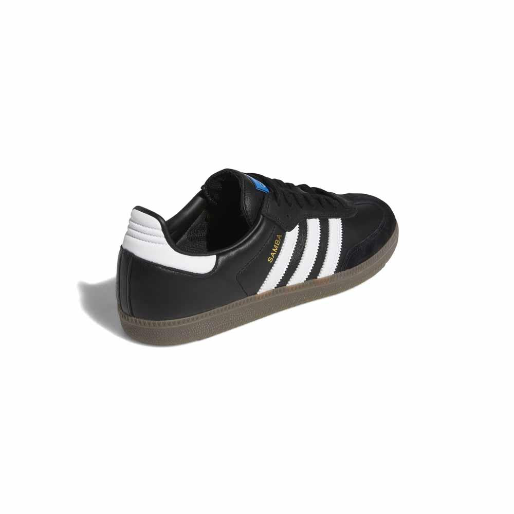 Adidas Skateboarding Samba Adv Black White Gold