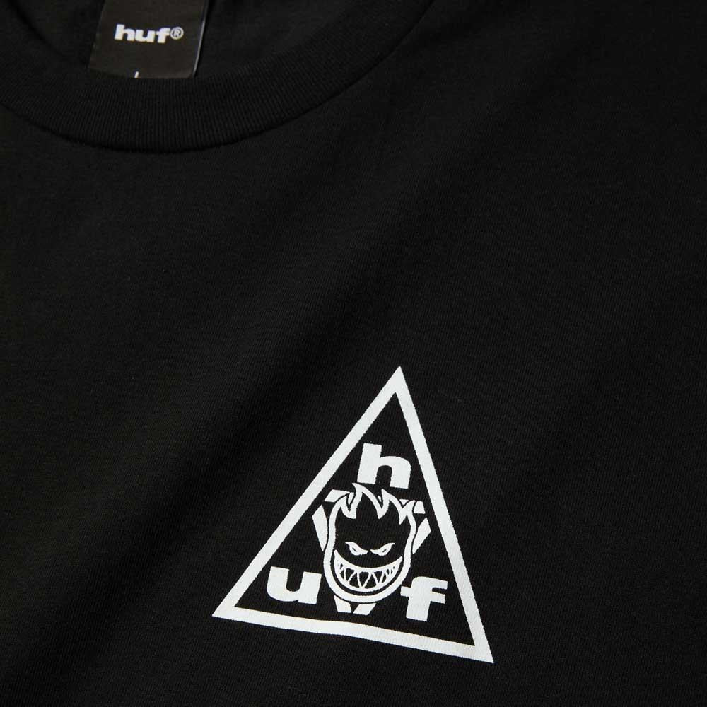 HUF X Spitfire Sticker TT Short Sleeve T-Shirt Black