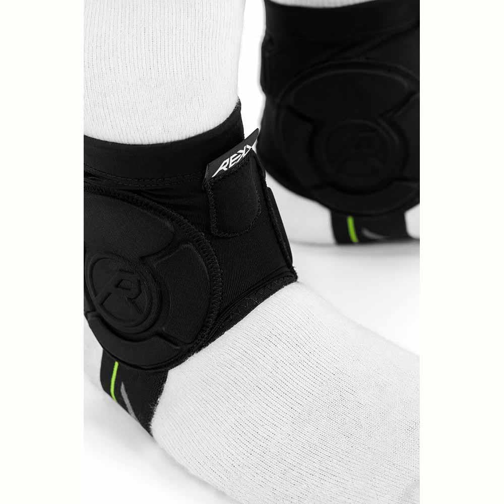 REKD Energy Covert Ankle Impact Guards Black