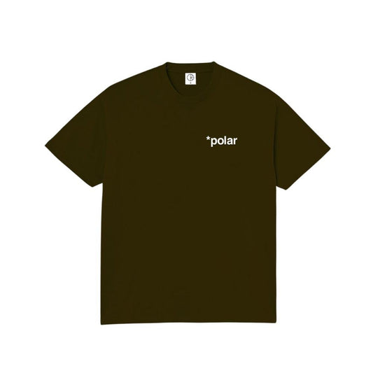 Polar Skateboards Useless Wooden Dog T-Shirt Chocolate Brown