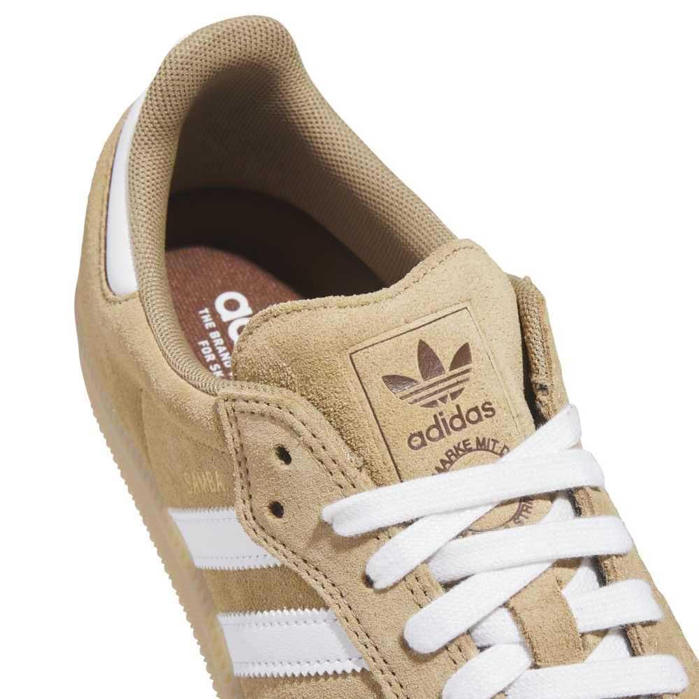 Adidas Skateboarding Samba ADV Skate Shoes Cardboard Brown Cloud White Gum