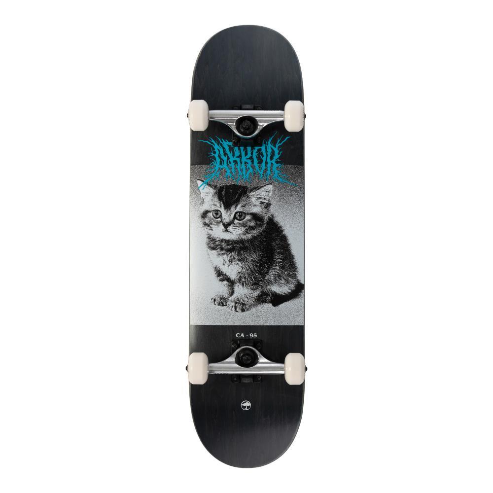 Arbor Street Factory Complete Skateboard Revert Kitten Black 8"