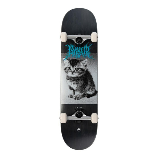 Arbor Street Factory Complete Skateboard Revert Kitten Black 8"