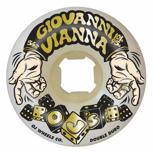 OJ Double Duro Skateboard Wheels Vianna High Roller 101a/95a Multi 56mm