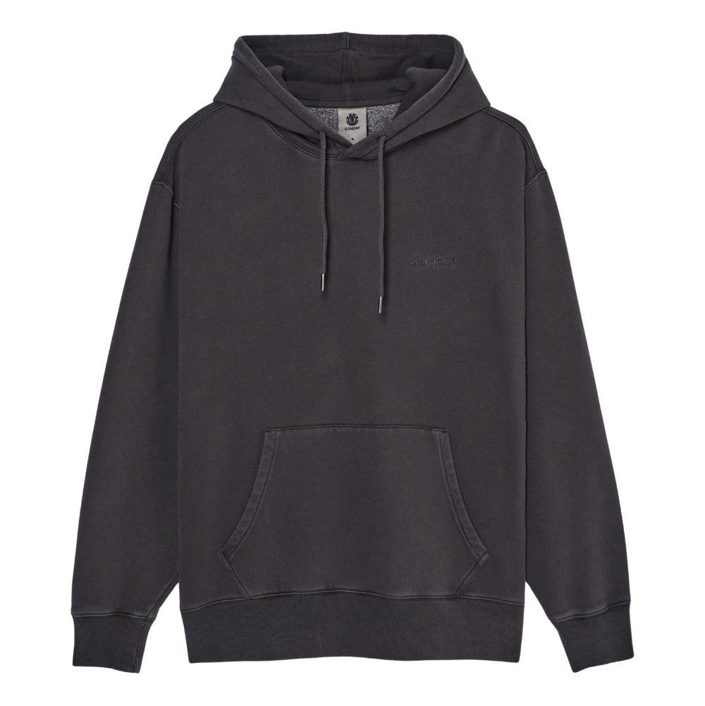 Element Lowcase Pigment Pullover Hooded Sweatshirt Off Black