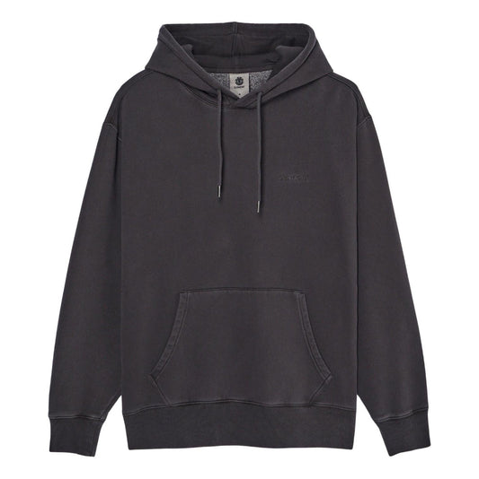 Element Lowcase Pigment Pullover Hooded Sweatshirt Off Black