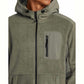 RVCA Block Hooded Zip Fleece Green Sage Leaf