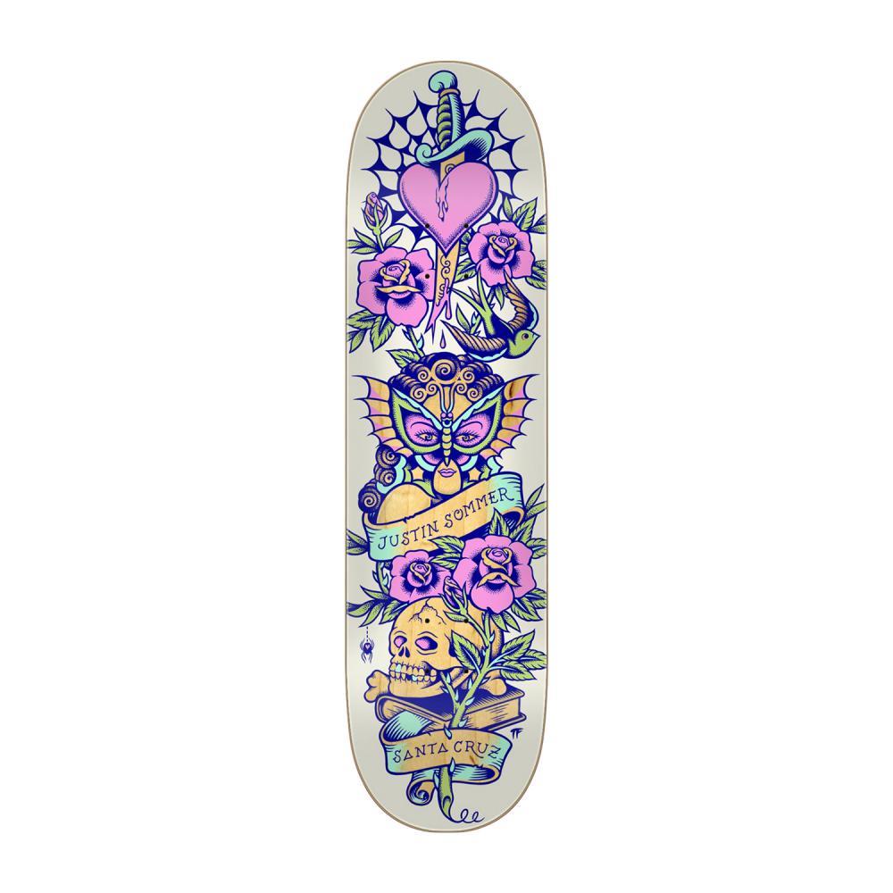 Santa Cruz Pro Skateboard Deck Sommer Tattooed Multi 8.25"