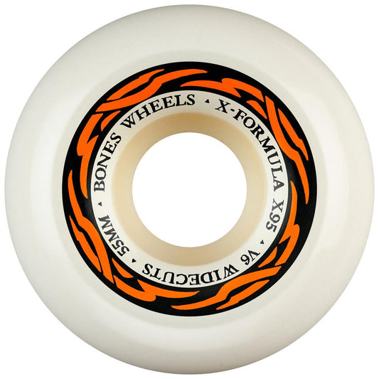 BONES Skateboard Wheels X-Formula V6 Wide-Cut SP26 55mm 95A
