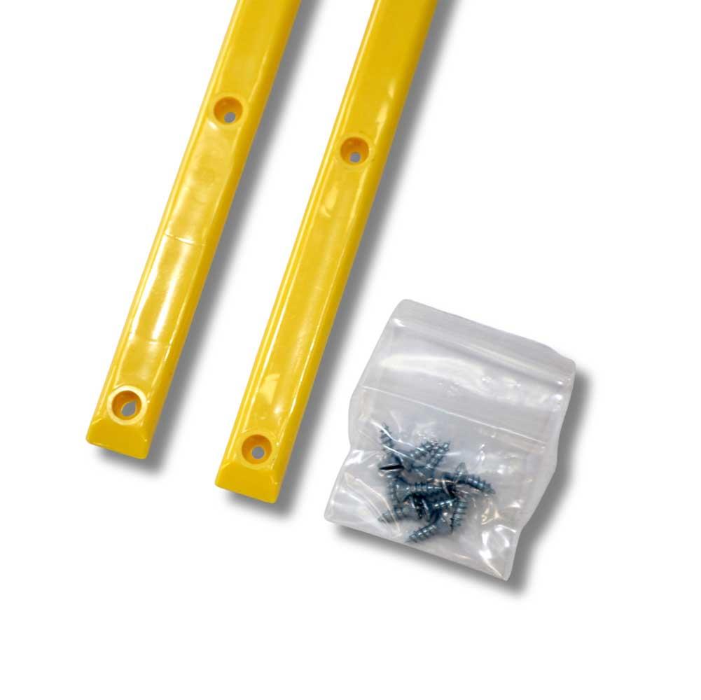G-Tool Skateboard Rails 2 Pack Low Profile Yellow