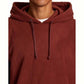 RVCA Hewitt Hooded Sweatshirt Dark Red Earth