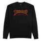 Thrasher Cracked By ExTeenager Crewneck Sweatshirt Black