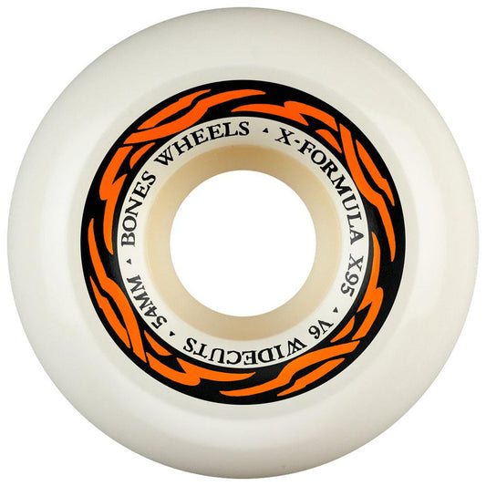 BONES Skateboard Wheels X-Formula V6 Wide-Cut SP26 54mm 95A
