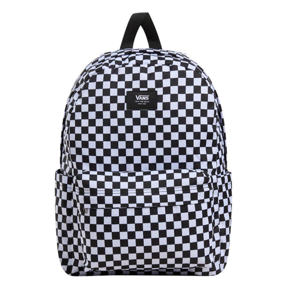 Vans Old Skool Grom YOUTH Check Backpack Checkerboard Black White