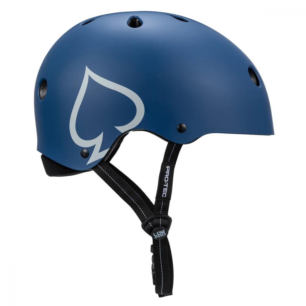 Pro-Tec Certified Skateboard Helmet Low Pro Blue