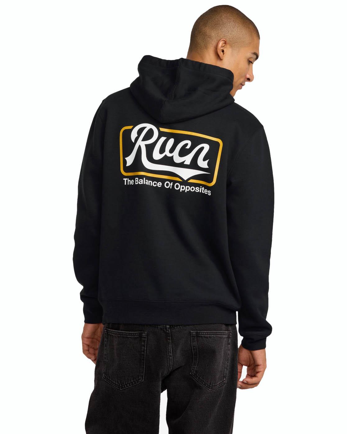 RVCA Frame Up Hooded Sweatshirt Black