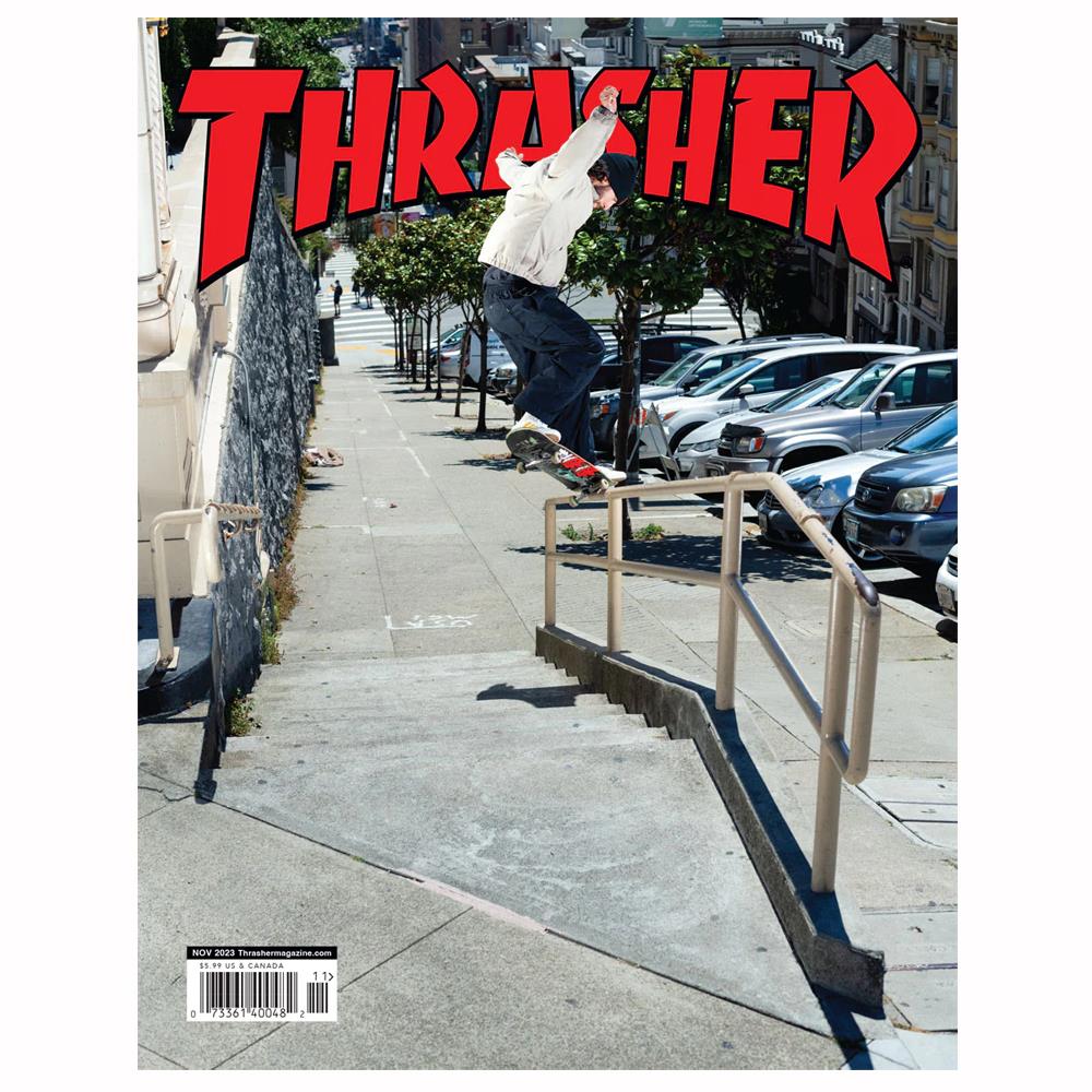 Thrasher Magazine November 2023 Issue 520 Miles Silvas Cover