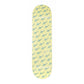 April Skateboards Shane Script Logo Yellow Skateboard Deck 8.125"