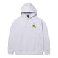 Huf Prism Triple Triangle Pullover Hooded Sweatshirt Heather Grey