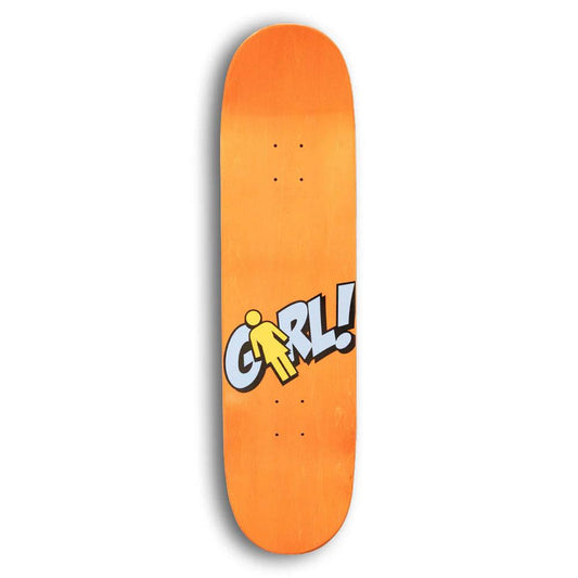 Girl Pacheco Blammo Skateboard Deck Yellow G016 8.375"