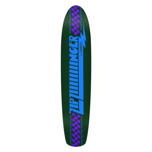 Krooked Team Ziiiiiiiinger Skateboard Deck Green 7.7"