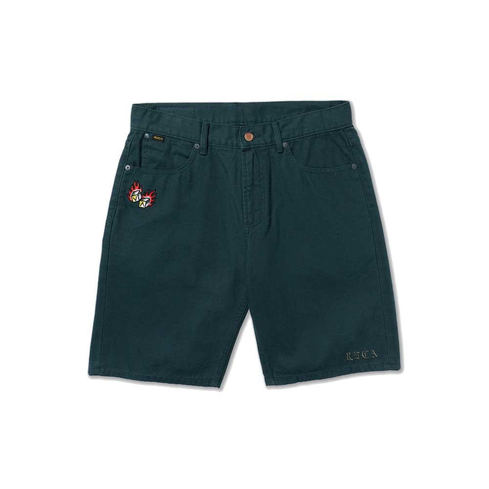 RVCA Kaleb 5 Pocket Shorts Hunter Green