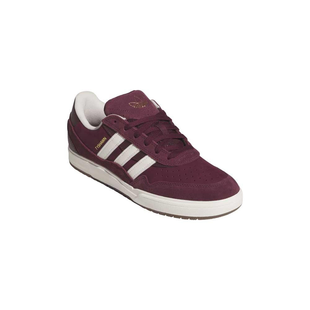 Adidas Skateboarding Tyshawn II Skate Shoes Maroon Core White Gold