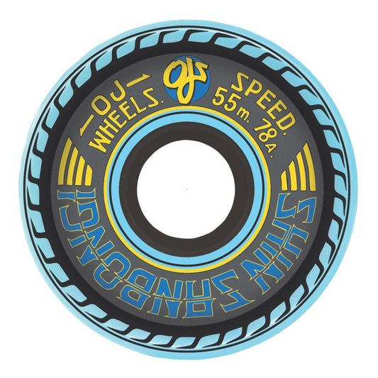 OJ Skateboard Wheels Shin Sanbongi Super Juice 78a Blue 55mm