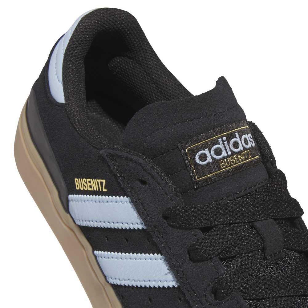 Adidas Skateboarding Busenitz Vulc II Skate Shoes Core Black Clear Sky Gum