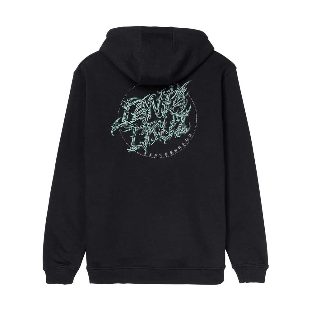Santa Cruz Scourge Dot Hooded Sweatshirt Black