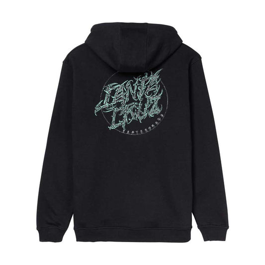 Santa Cruz Scourge Dot Hooded Sweatshirt Black
