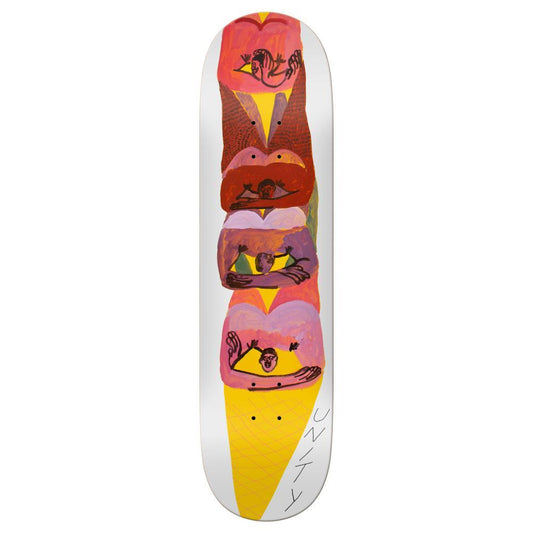 Unity Skateboard Deck Ice Cream Cone Multi Colour 8.25"