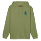 Santa Cruz Screaming Hand Chest Hooded Sweatshirt Iguana